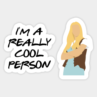 I'm a Really Cool Person by doctorheadly Sticker